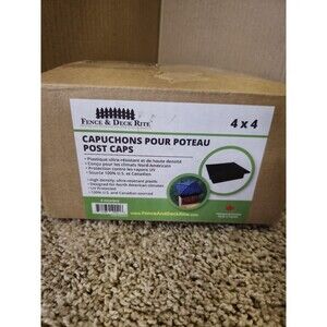 Fence and Deck Rite: 4x4 Post Caps Great for Fences and Any Weather 4 Pack